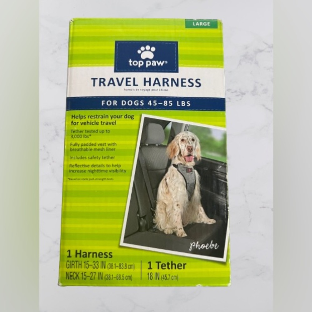 *5/$15* Top Paw - Dog Travel Harness - Large - NWT